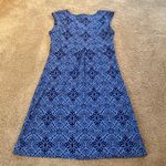 Columbia Sport V Neck Sleeveless Print Dress Gorpcore Hiking Blue Dress SP Size undefined Photo 10