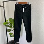Veronica Beard NWT  Debby Skinny Button Fly Jean Size 24 in Onyx Photo 2