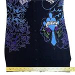 Ed Hardy Long Cardigan Cover Up Love Kills Slowly Medium Vintage Y2K Streetwear Photo 14