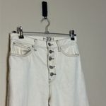 Free People Free People We The Free Barrel Jean in Ivory Size 27 Photo 2