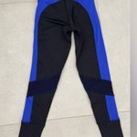 Oysho  fitness XS Black and Blue Athletic Bottoms leggings adjustable waistband Photo 5