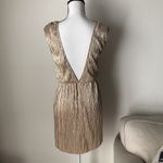 Urban Outfitters UO Oh My Love Shimmer Pleated Fit + Flare Dress Photo 6