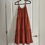 Marine layer  Andrea Knit Orange Maxi Dress Photo 2