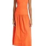 Farm Rio Side Smocked Linen Blend Midi Sundress Photo 3