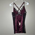 Victoria's Secret NEW Victoria’s Secret lace trim satin slip dress women’s size medium Photo 3