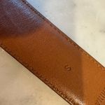 Ralph Lauren Alligator Leather Belt Gold Buckle Designer Womens Size 34 Photo 6