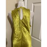 House of Harlow 1960 Dress Womens Large Maxi Sleeveless Crinkle Keyhole Back Photo 6