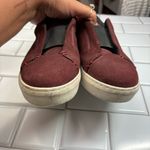 Kurt Geiger  Suede SlipOn Trainers Women's US 9/EU 40 Red Maroon Leather Sneakers Photo 3