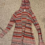 American Rag  Aztec Cardigan with Hood Photo 0