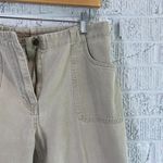 Woolrich Women's Pants 8 Light Khaki 100% Cotton Straight Leg Photo 3
