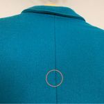 Vintage Coat Women’s‎ Teal Union Made Button Up Car Coat Cuffs Retro 90s Size 14 Photo 9