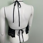 Tobi Bohemian Festival Crochet Lace Sexy Halter Tie Back Top small Photo 4