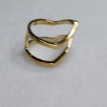 Source Unknown Phantom Linear Knuckle Gold Tone Size 10 Unisex Punk Goth Biker Ring Photo 1