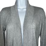 White House | Black Market WHITE HOUSE BLACK‎ MARKET Gorgeous Dove Gray Metallic L/S Sweater EUC Size XS Photo 3