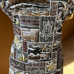 NWOT Rima Beach World Beachwear Hawaiian Dress Size Large Black Photo 1