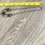 Lucky Brand  Black and silver tone beaded necklace Photo 3