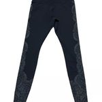 Nike Women Dri Fit Legendary Tight Sz S Black Gray Engineered Tidal Graphic Yoga Photo 1