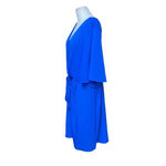 City Chic  Knot Front Fit & Flare Dress In Electric‎ Blue Size XL / Plus Size 22 Photo 5