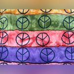 Vintage KPC peace sign tie dye zip hoodie, size large Purple Photo 14