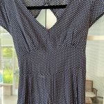 Fun 2 fun blue patterned cutout open back romper with tie Photo 7