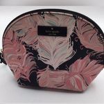 Kate Spade  feather print leather cosmetic bag Photo 0