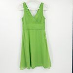 J.Crew Womens Sophia Sleeveless V-Neck Crepe 100% Silk Cocktail Party Dress 8P Photo 2