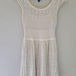 American Eagle  Cream and Silver Sweater Dress Photo 0