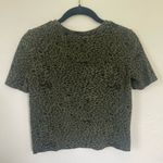 ZARA  Tribal Print Crop Top with Raw Hem- Boho Urban Streetwear Tee‎ Photo 4