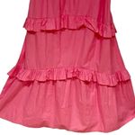 Boohoo size 8 pink maternity frill tie midi maxi dress Photo 6