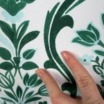 Talbots  Green Floral Print Top Medium Lightweight Stretch Preppy Bloomcore Comfy Photo 7