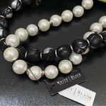White House | Black Market WHBM  Faux Pearl Magnetic Clasp Convertible Necklace Photo 12