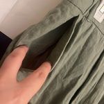 Abercrombie & Fitch Linen Blend Double Belt Loop Straight Leg Pants Photo 1