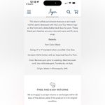 Love Your Melon ! Leather Embossed Black Knit Beanie with Faux Fur Pom-Pom! Photo 2