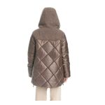 NWT Koolaburra by UGG Womens Sherpa Mixed Media Puffer Jacket Sz XXL Brown Photo 14