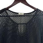 LA Made Black Open Weave Swimsuit Coverup Small New Photo 2
