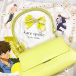 Kate Spade  NEW YORK green yellow grace convertible shoulder bag Photo 1
