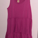 Fantastic Fawn NWT  Boutique Pink Sleeveless Tiered Dress Photo 0