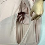 Dessy Collection Pink Maxi Chiffon Dress Plus 16 Puff Sleeve Fairy Bridesmaid Photo 10