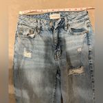 PacSun  Distressed Light Blue Mom Jeans Size 22 Photo 3