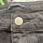 Brandy Melville Cut Off Frayed Hem Denim Jean Shorts in Black Photo 4