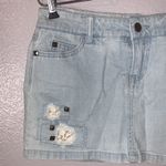 Forever 21 Forever Twenty One Boutique distressed mini jean skirt Photo 1