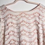 Eliza J  Ivory‎ Floral Lace Shift Dress 20W Mini Cocktail Party Wedding Guest Photo 4