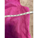 Carole Little Sleeveless 100% Linen Shift Dress Pink Size 4 Wedding Guest Photo 3