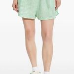 Lacoste  green Striped linnen shorts Photo 0