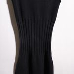 Shape Fx Black Bodycon Ribbed Tank Dress Ballerina Core Silk Blend Stretch S‎ Photo 5