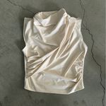 Miss Selfridge / sleeveless drape top / cream / 2 Photo 4
