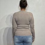 Yogalicious  Tan Long Sleeve Top Sz M Photo 9