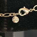 Stella & Dot  gold tone and beige statement necklace Photo 3