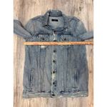Anthropologie Able The Merly Denim Jean Jacket Trucker Style Size L Blue Size L Photo 7
