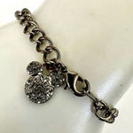 Disney  silver tone mickey single charm bracelet Photo 0
